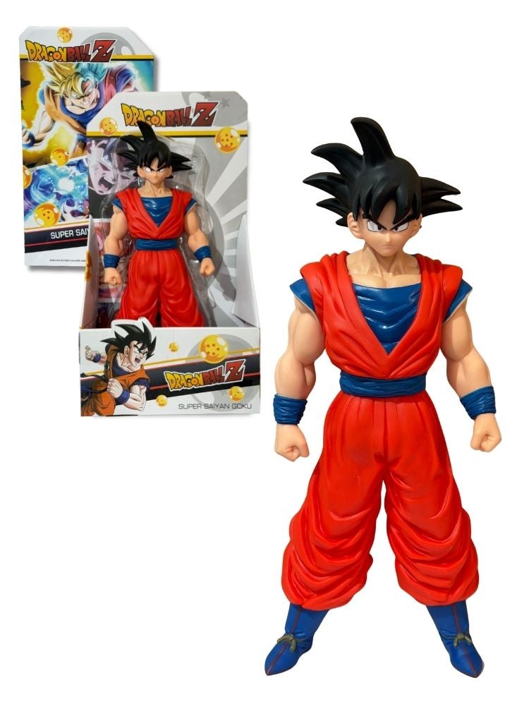 Dragon Ball Z Super Saiyan Goku Action Figure – Red Gi Anime Collectible Toy - Image 1